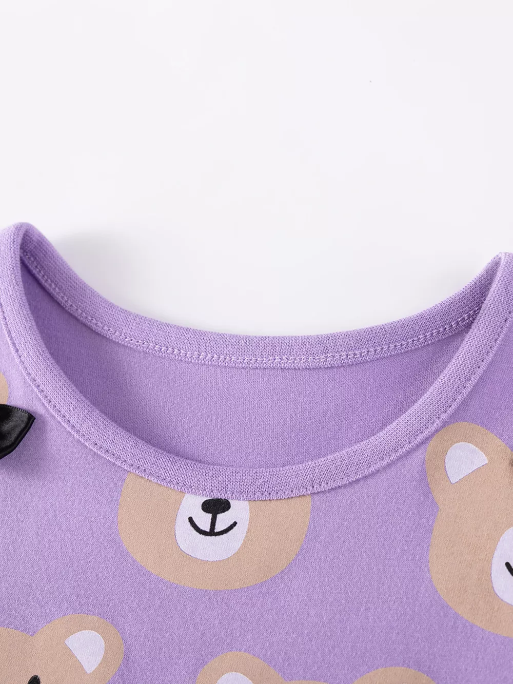 Children's Bear Print Top & Capri Leggings Set, image 4
