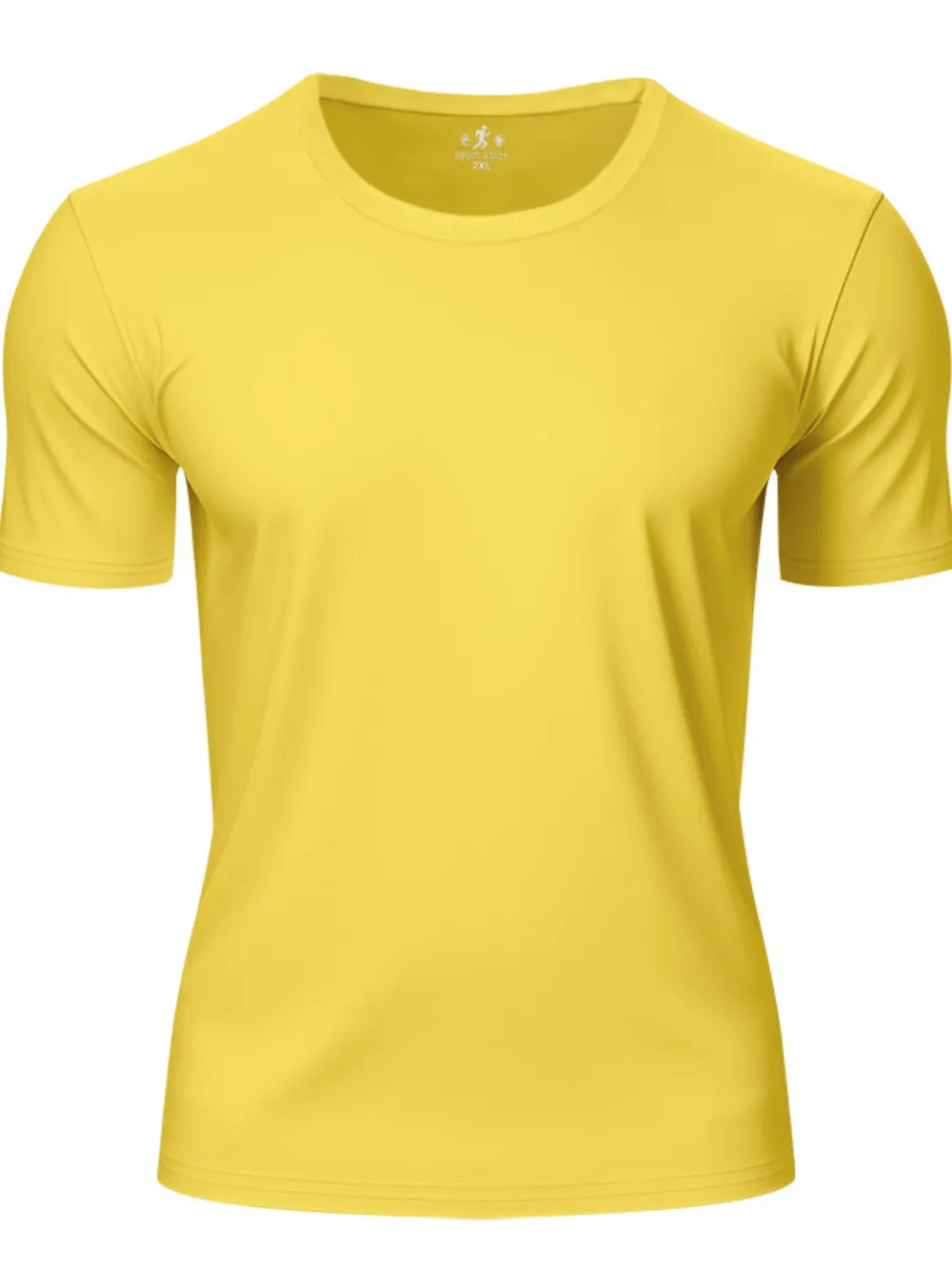 Men's Full Size Round Neck Short Sleeve Active T-Shirt Plus Size, image 8