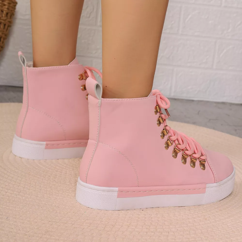 Lace-Up Platform Sneakers, image 8
