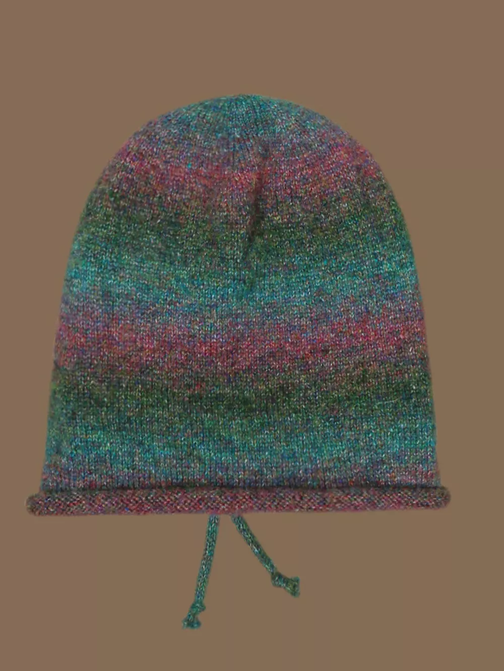 Colorful Knitted Tie-Dye Beanie Hat, image 5