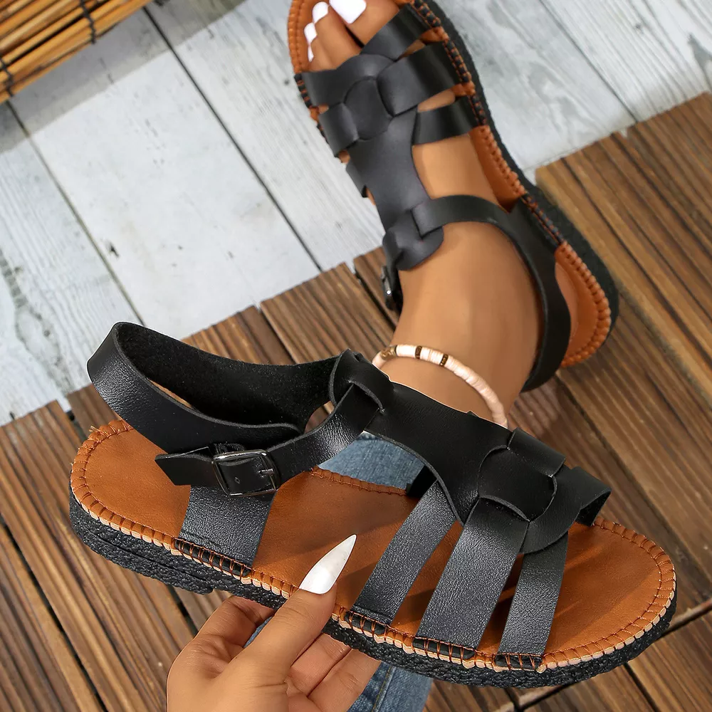 Open Toe Flat Sandals, image 5