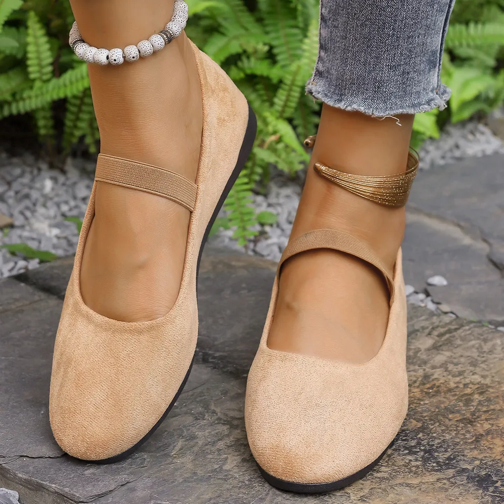Round Toe Flats Slip-Ons, image 9