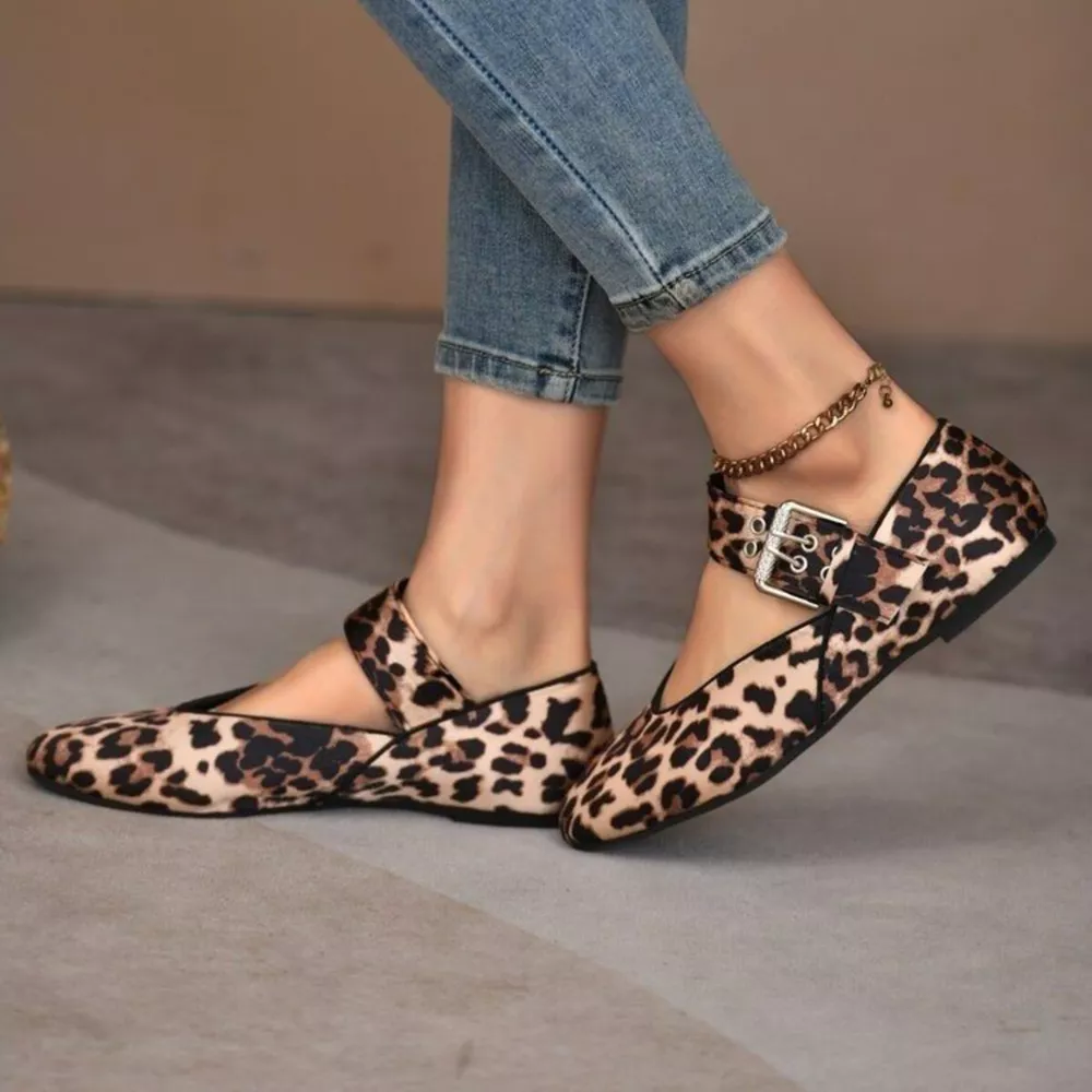 Round Toe Flats Loafers, image 5
