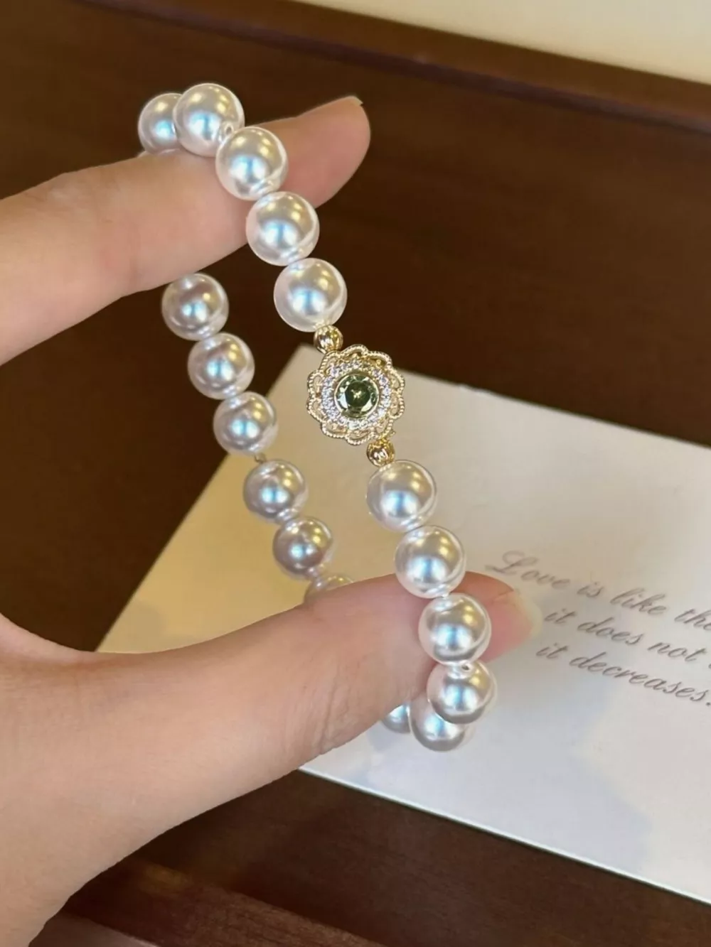 Pearl Flower Bracelet, image 6