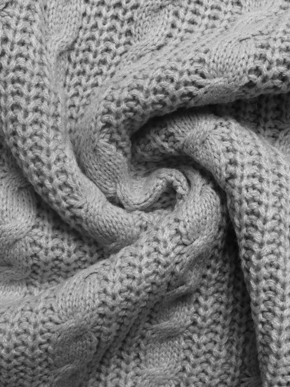 Cable Knit Half Zip Sweater, image 9