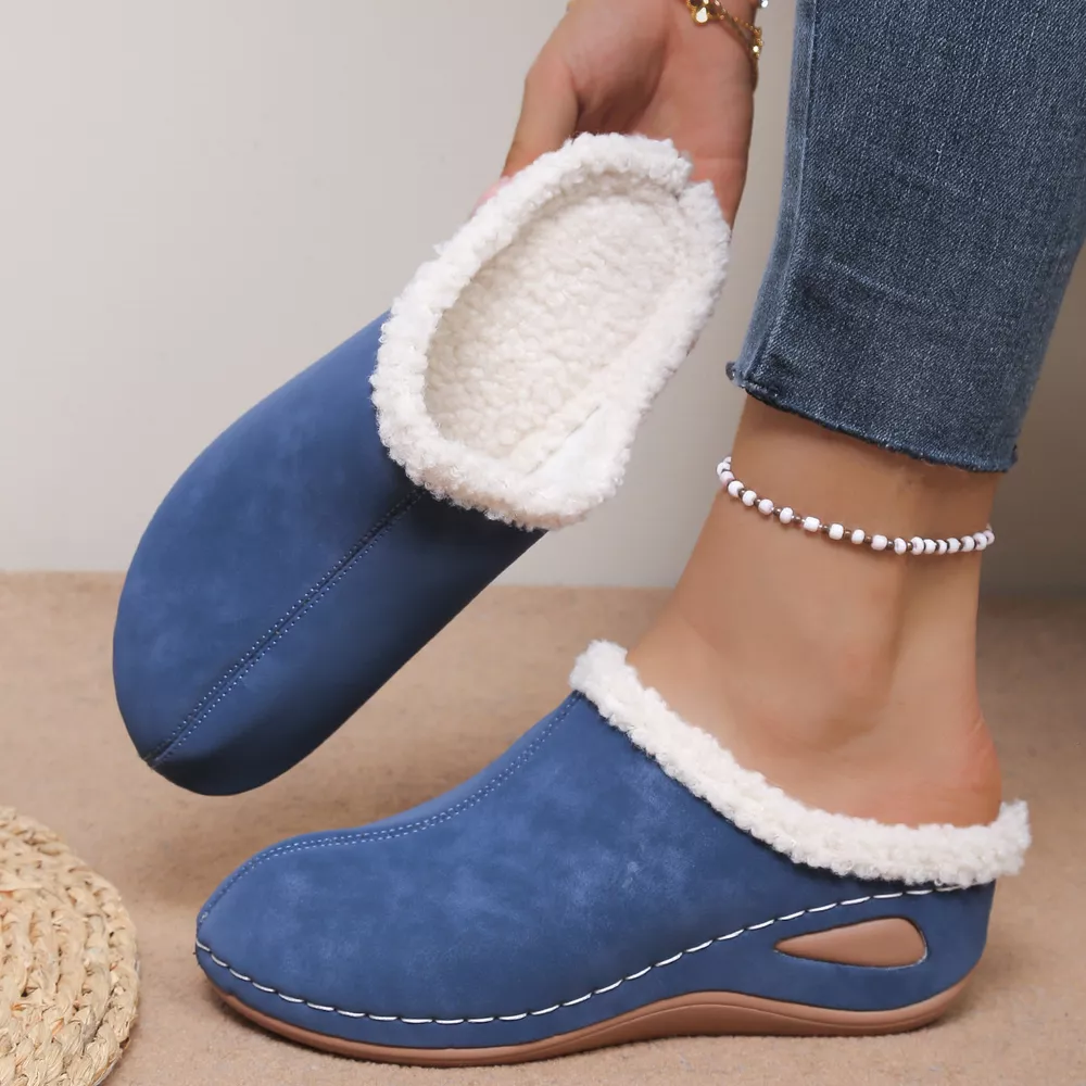 Plush Lined Wedge Slip-Ons, image 9