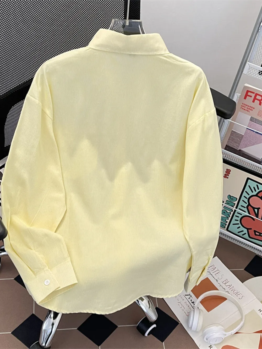 Men's Plus Size Button Up Long Sleeve Shirt, image 9