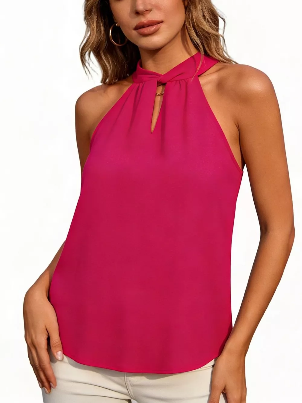 Keyhole Sleeveless Tank, image 2