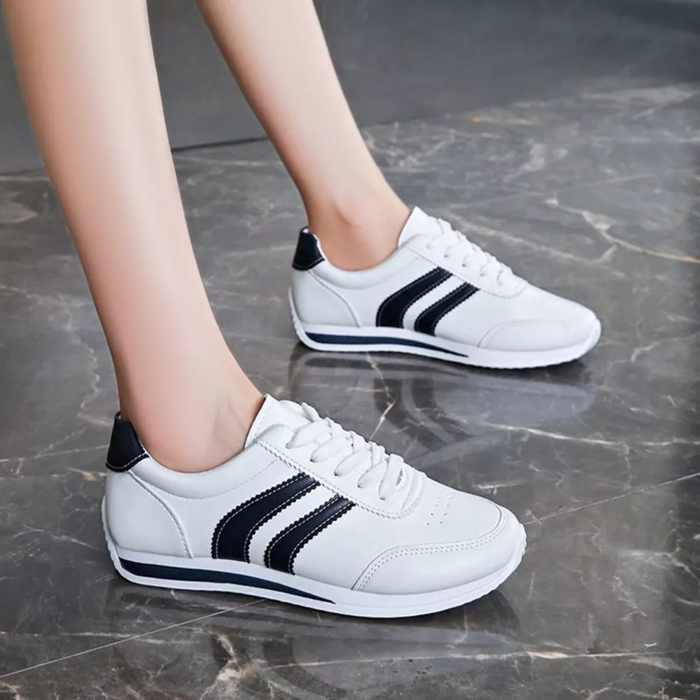 Round Toe Lace Up Sneakers, image 2