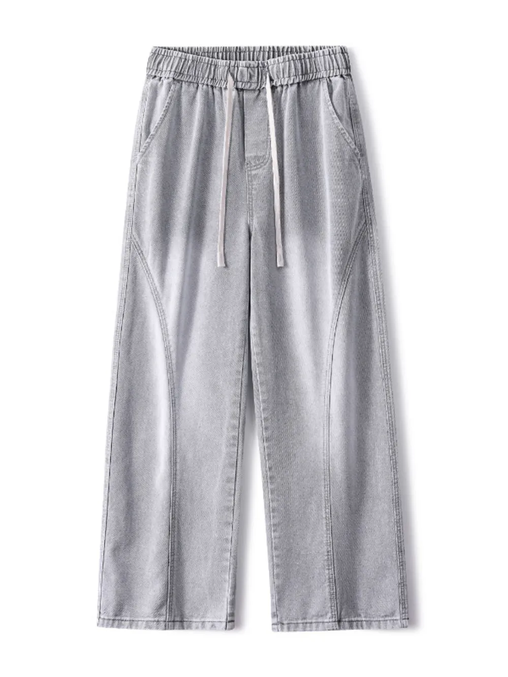 Men's Full Size Vintage Wash Wide Leg Jeans Plus Size, image 3