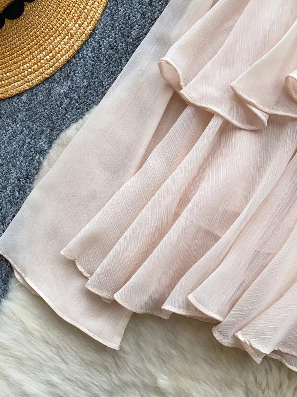 Ruffle Tiered Chiffon Blouse, image 9
