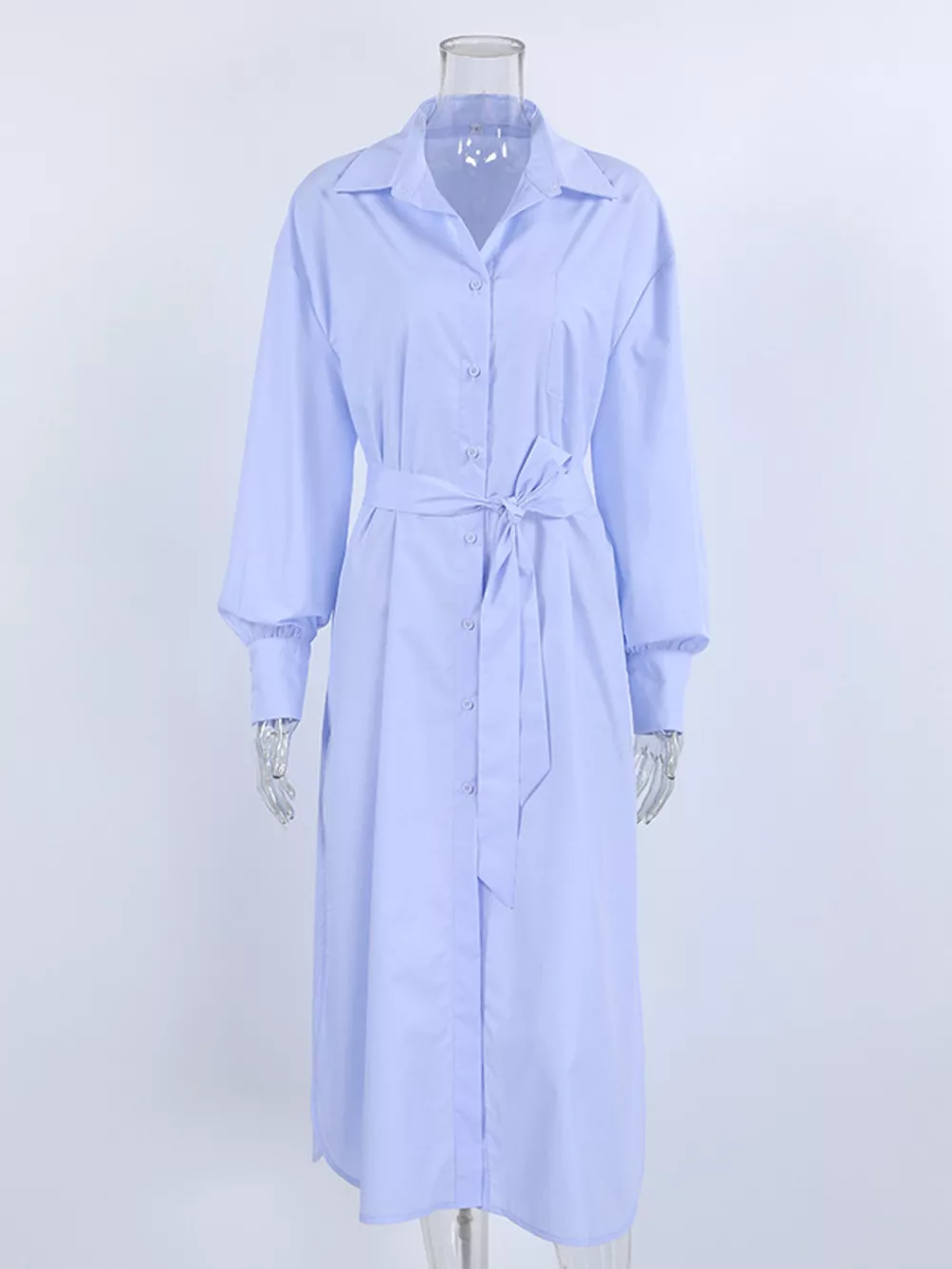 Longline Button-Down Shirt, image 6