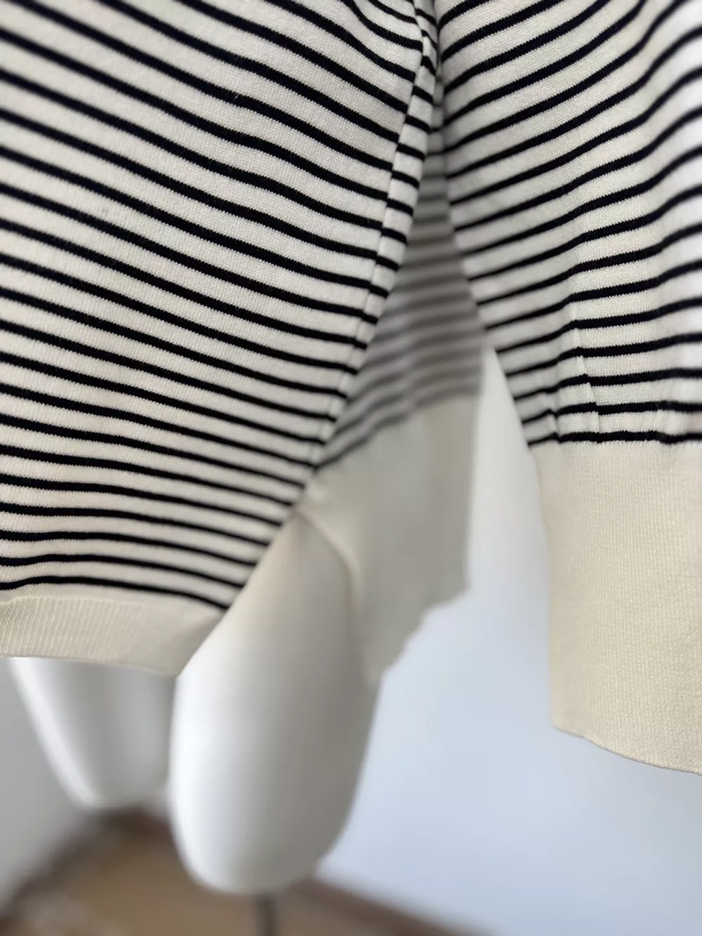 Striped Round Neck Knit Top, image 6