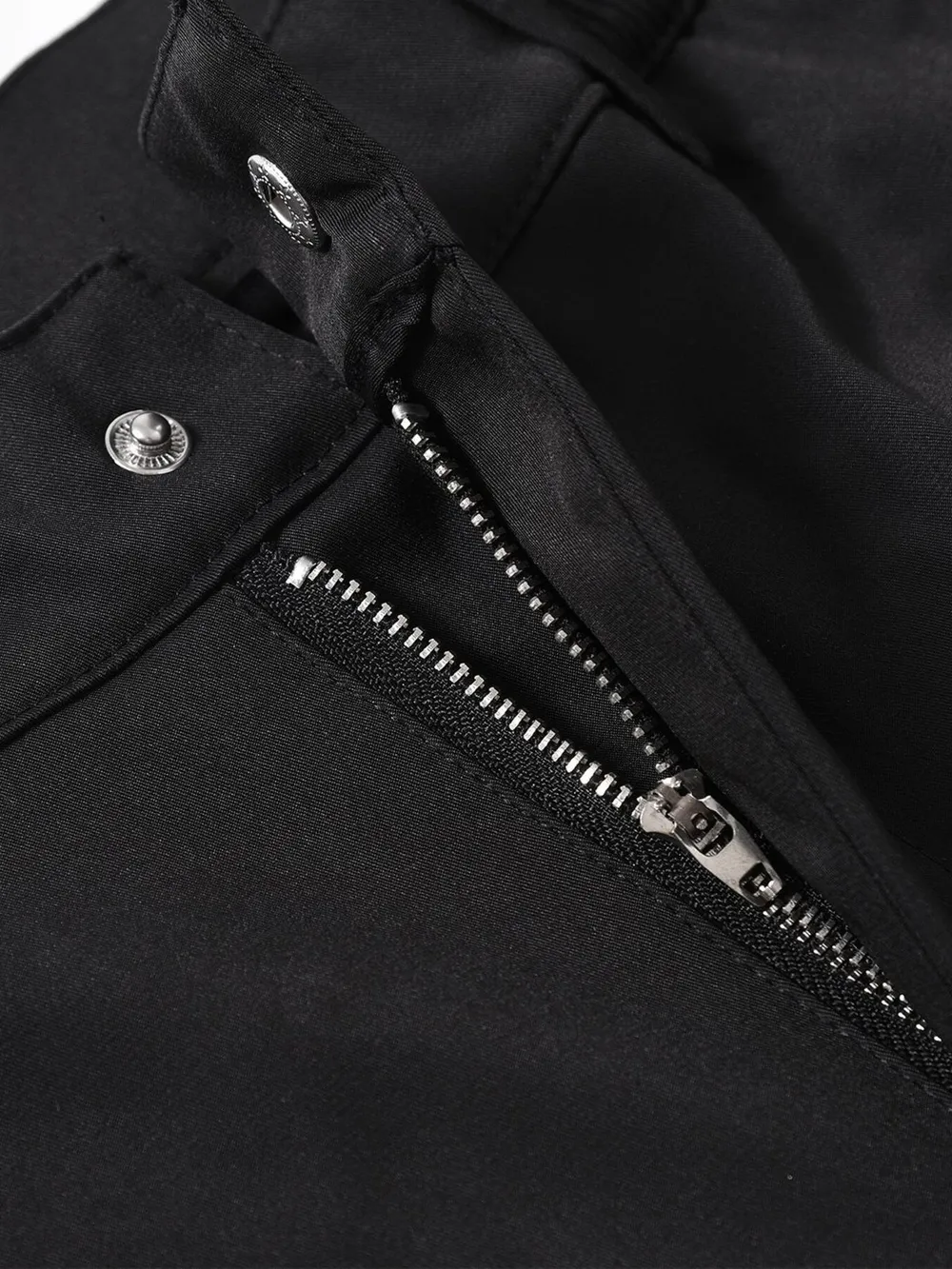 Men's Slim Straight Pants with Ruched Detail, image 4