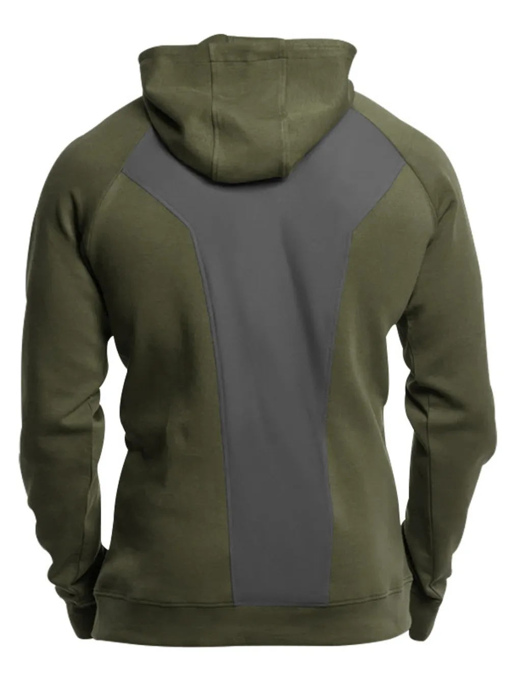 Men's Full Size Quarter Zip Long Sleeve Hoodie Plus Size, image 8
