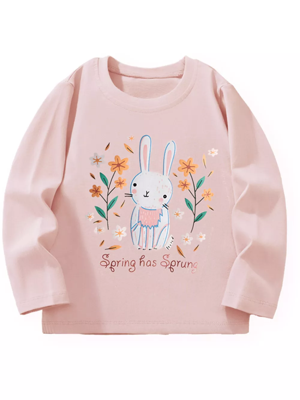 Children's Cute Rabbit Long Sleeve T-Shirt