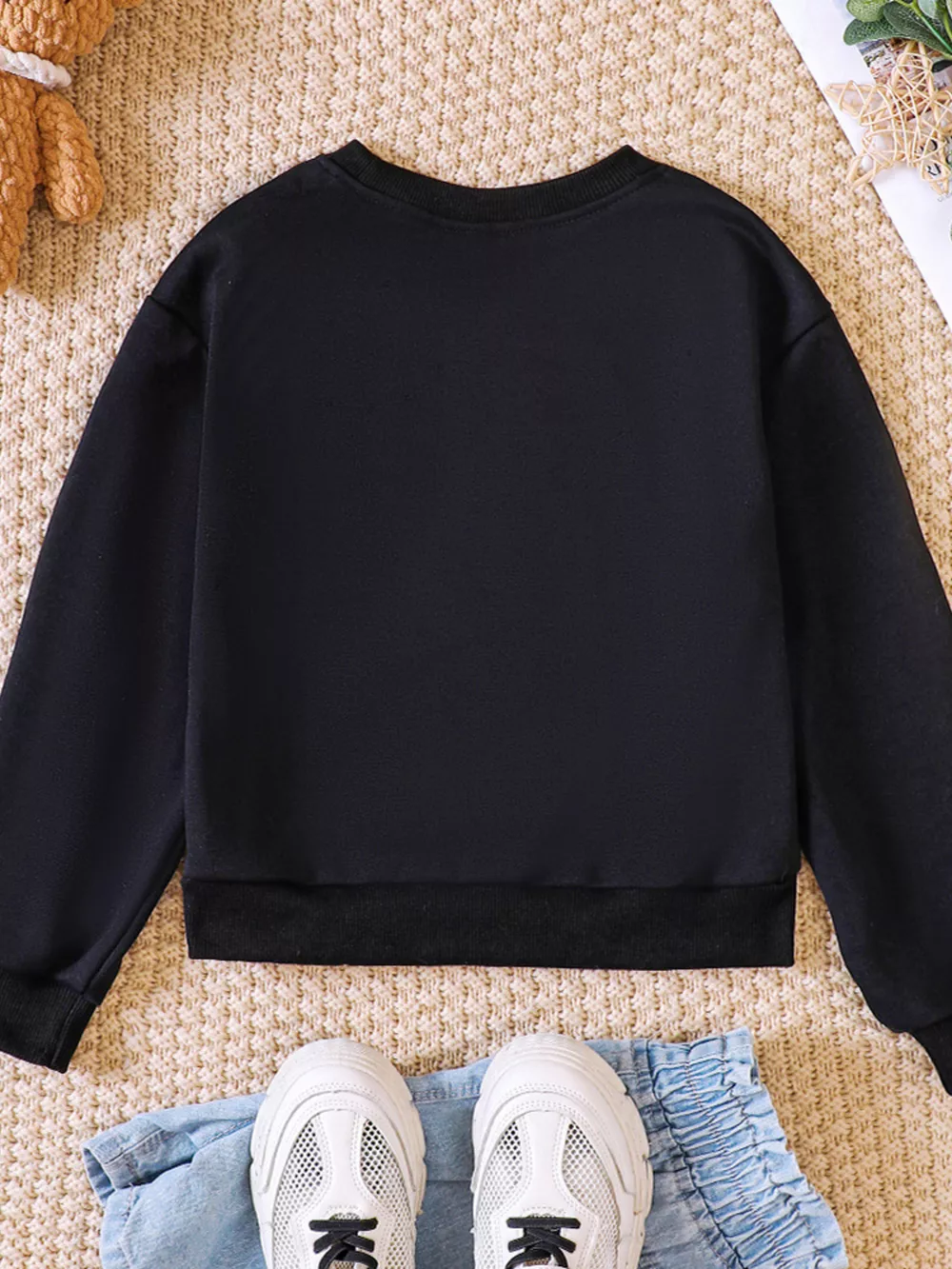 Children's Graphic Crew Neck Sweatshirt, image 7