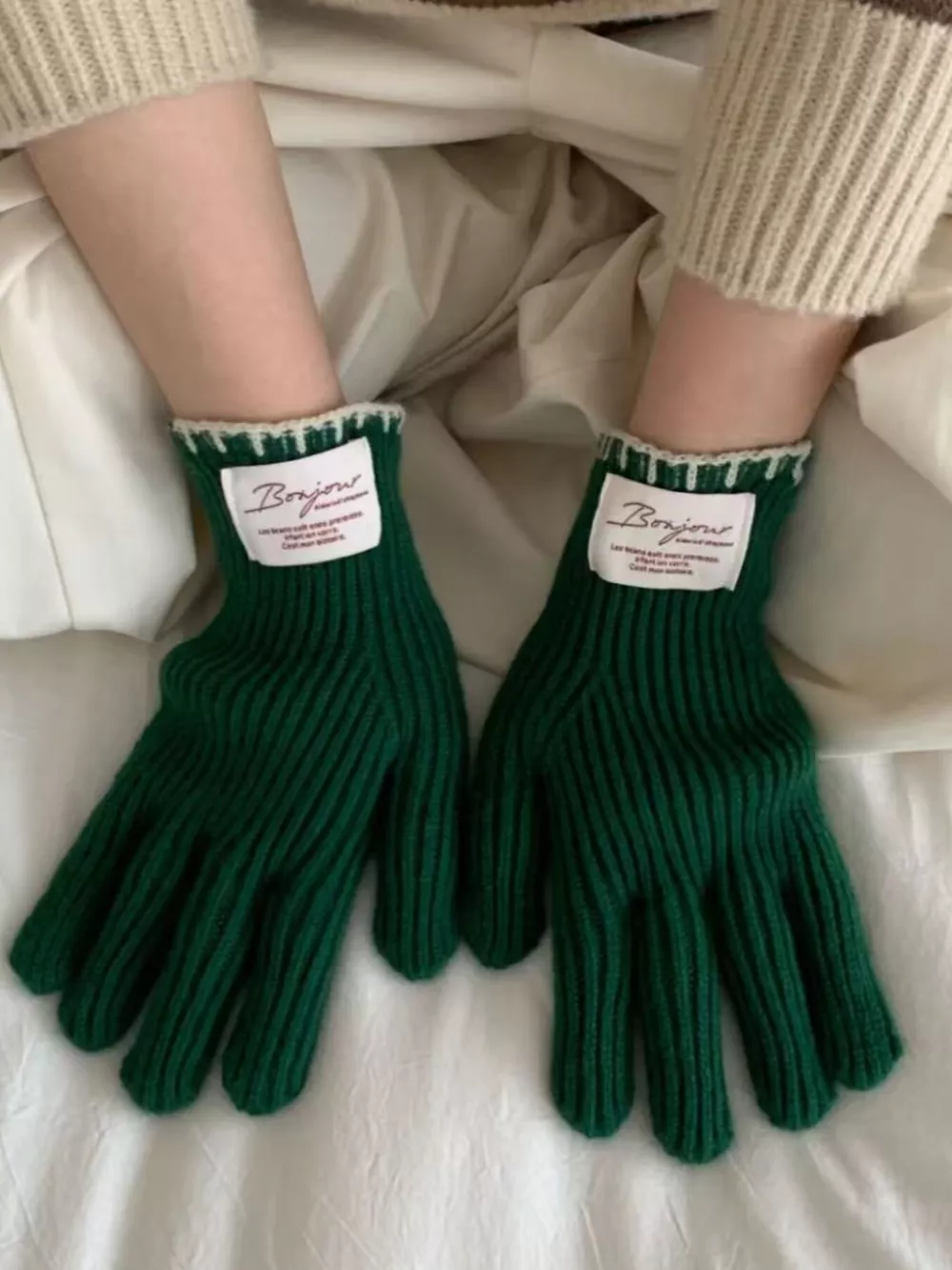 Ribbed Knit Gloves, image 23