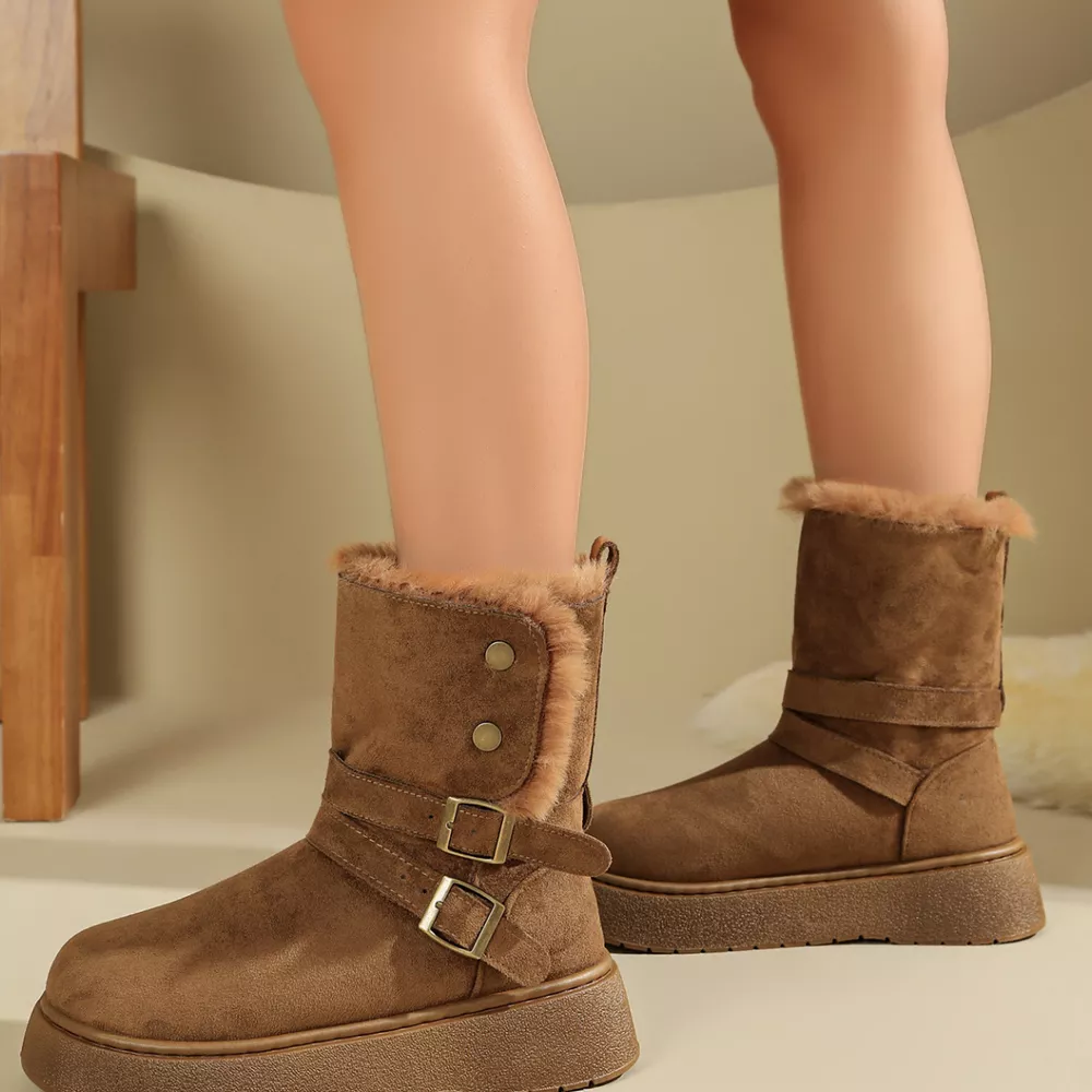 Round Toe Platform Boots, image 7