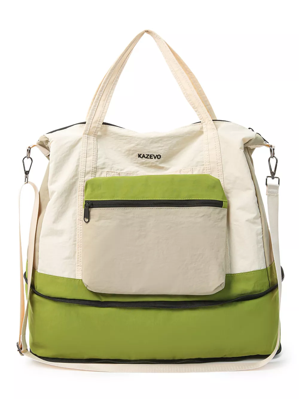Color Block Nylon Travel Bag, image 6