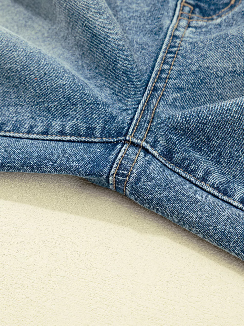 Vintage Washed Seam Detail Shift Jeans, image 10