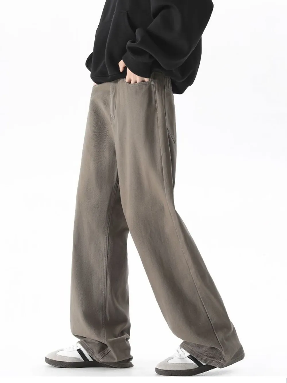 Men's Full Size Wide Leg Jeans Plus Size, image 9