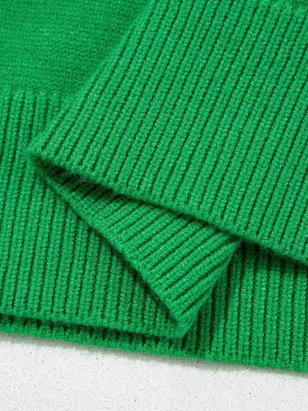 Abstract Patch Embroidery Christmas Pullover Sweater, image 14