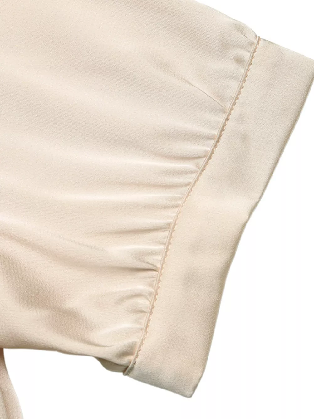 Pearl Trim Satin Bodysuit, image 9