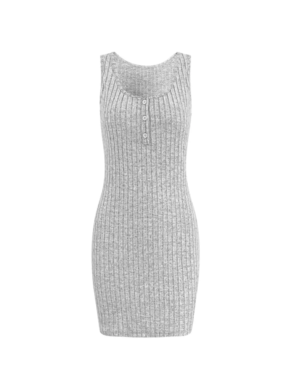 Ribbed Button Front Dress and Cardigan Sweater Set, image 12