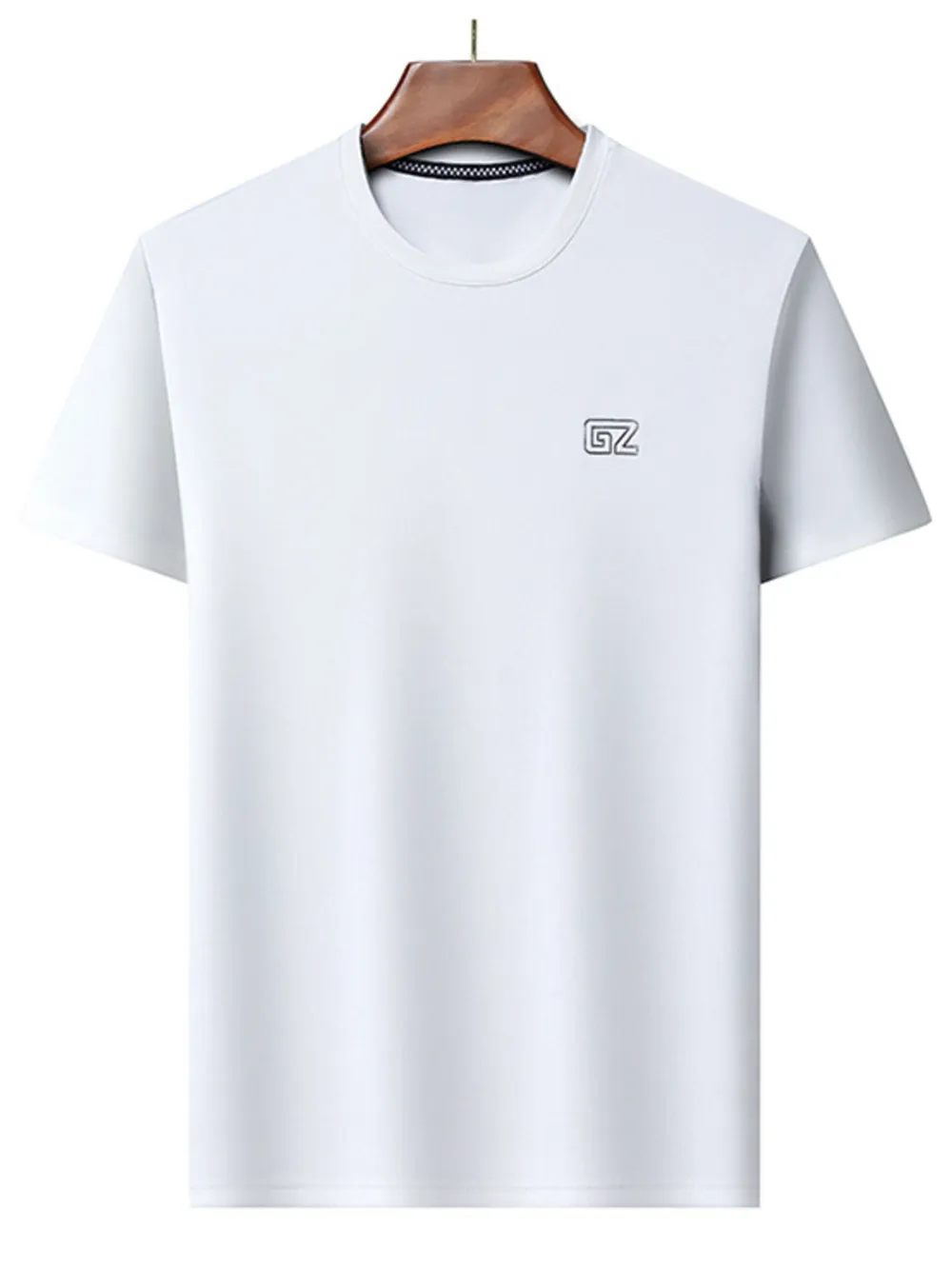 Men's Plus Size Round Neck Short Sleeve T-Shirt, image 7