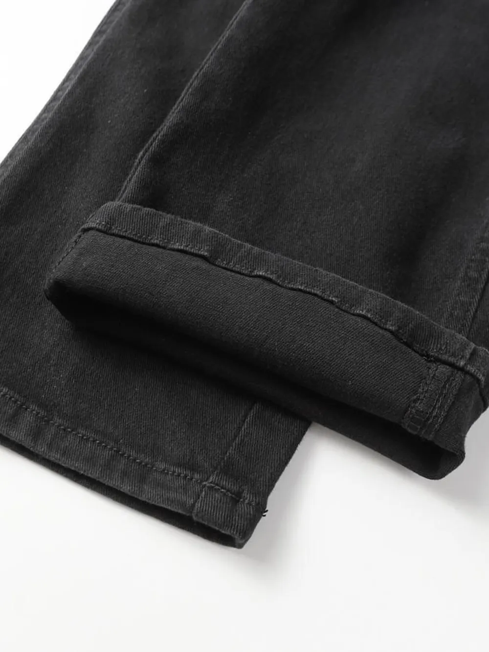 Men's High Waist Straight Leg Cargo Jeans, image 8