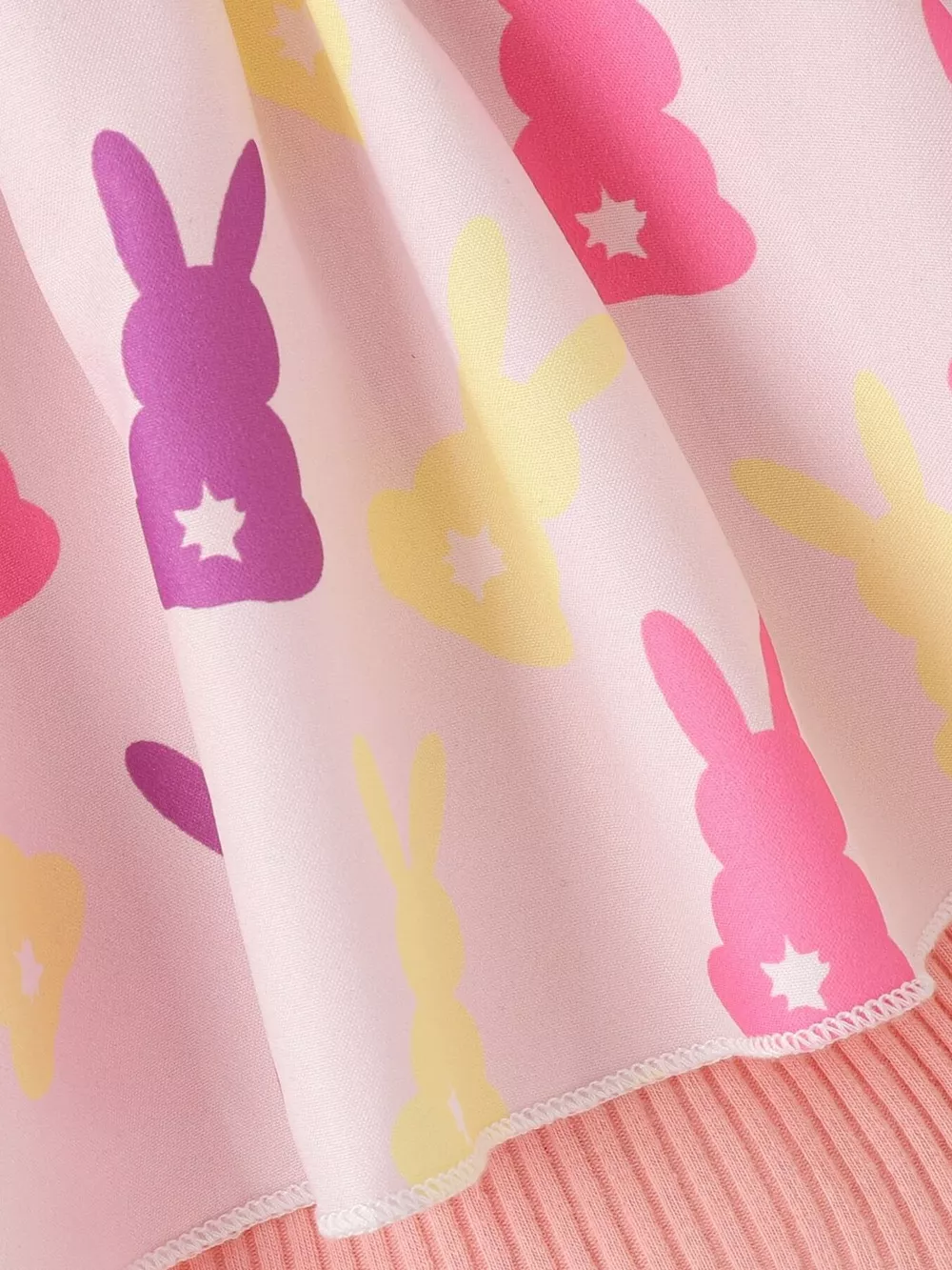 Children's Easter Bunny Short Sleeve Top and Pants Set, image 5
