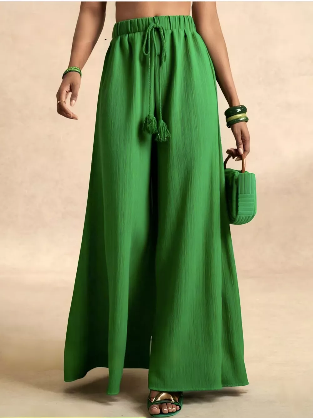 High-Waisted Wide-Leg Pants, image 7