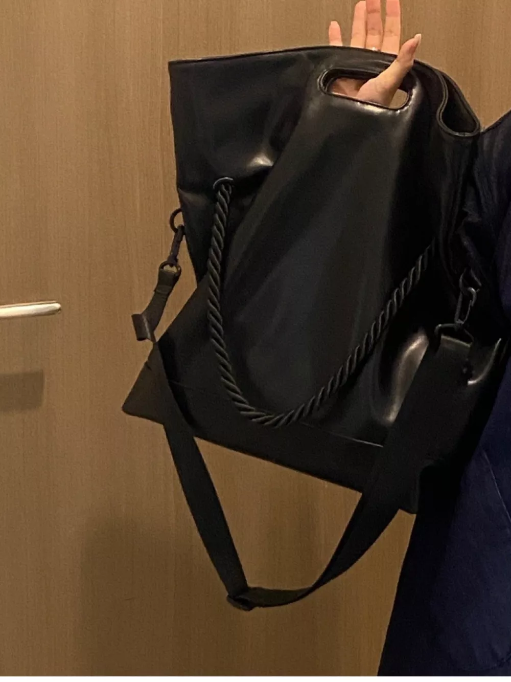 PU Leather Oversized Tote Bag, image 6