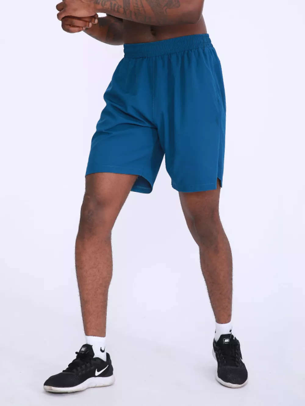Men's Plus Size Elastic Waist Active Shorts, image 3