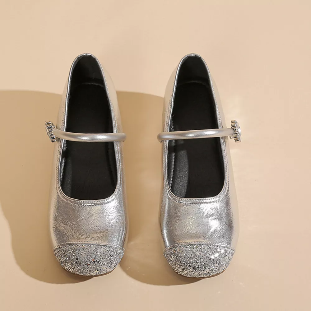 Round Toe Mary Jane Loafers, image 8