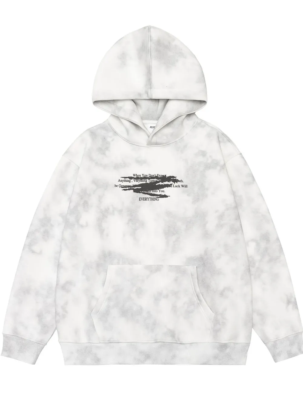 Men's Plus Size Tie-Dye Long Sleeve Hoodie, image 7