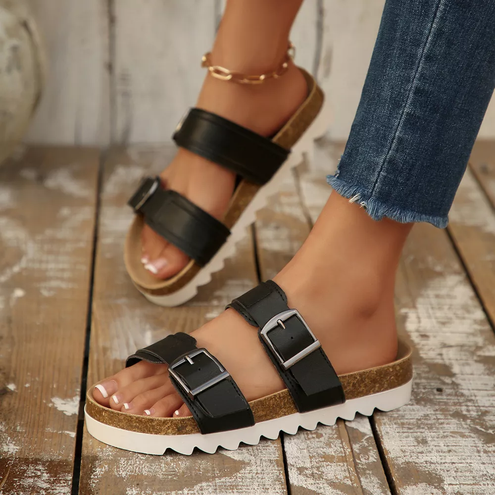 Open Toe Flats Sandals, image 5
