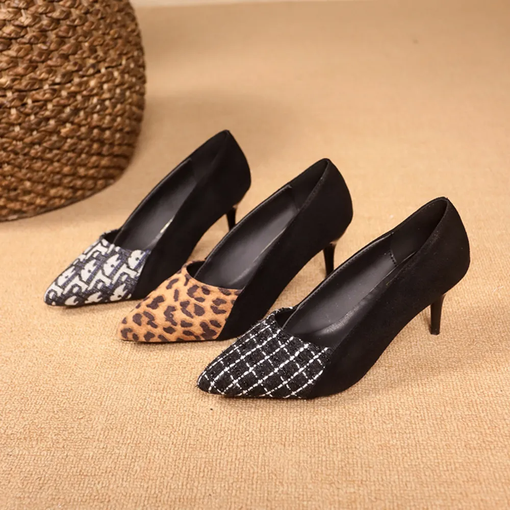 Point Toe Suede Pumps, image 2