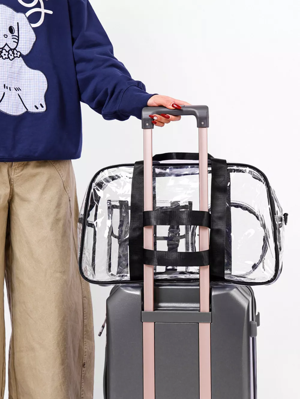 Clear PVC Travel Bag, image 4