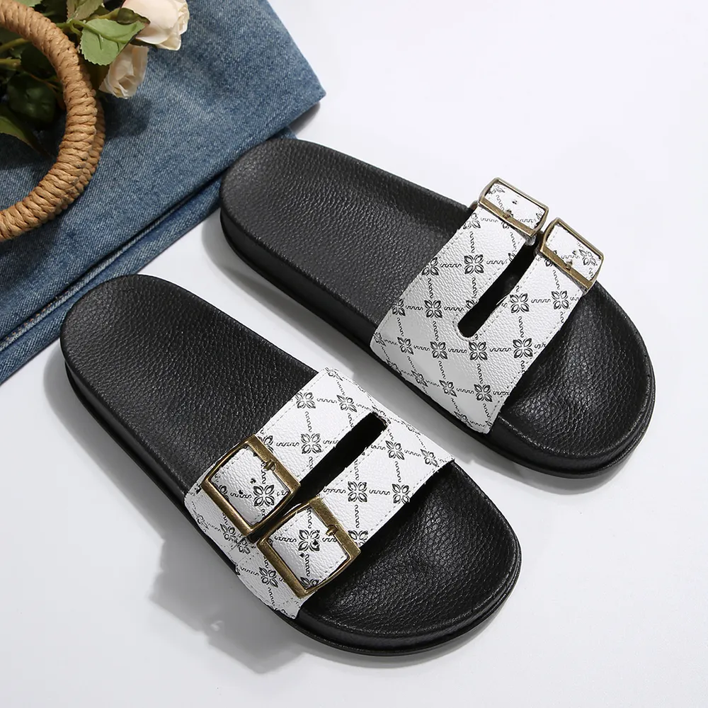 Open Toe Double Buckle Sandals, image 22