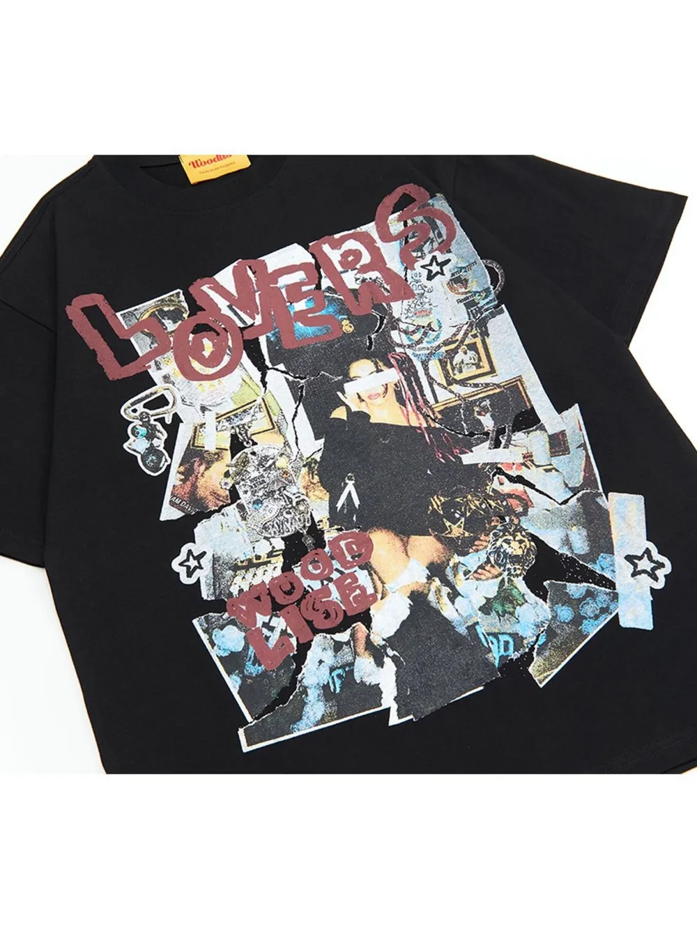Men's Graphic Short Sleeve Oversized T-Shirt, image 4