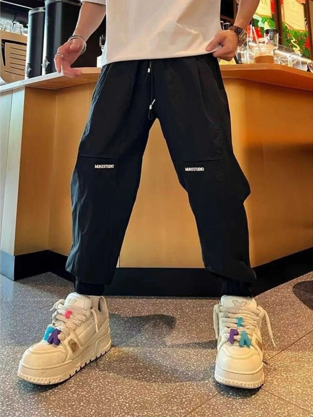 Men's Plus Size Lightweight Casual Joggers