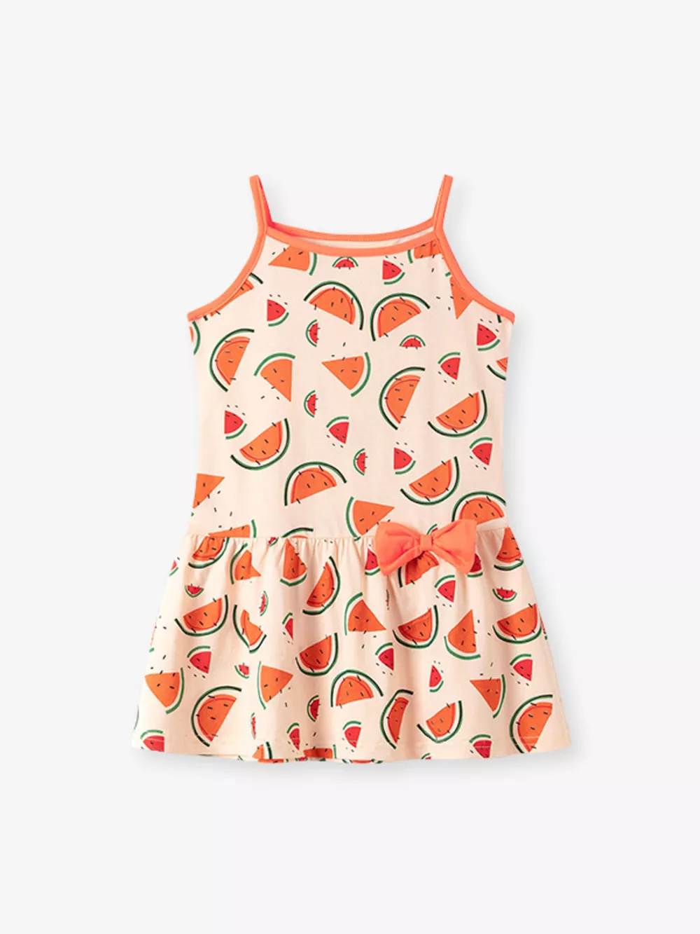 Children's Bow Printed Sleeveless Casual Dress, image 9