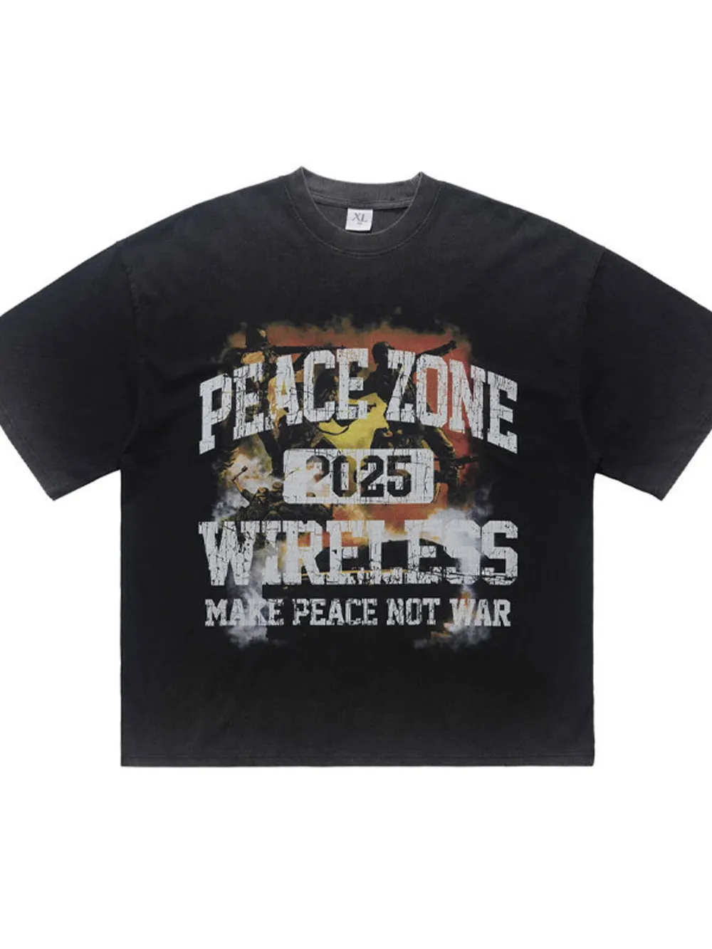 Men's Plus Size Round Neck Short Sleeve T-Shirt, image 5