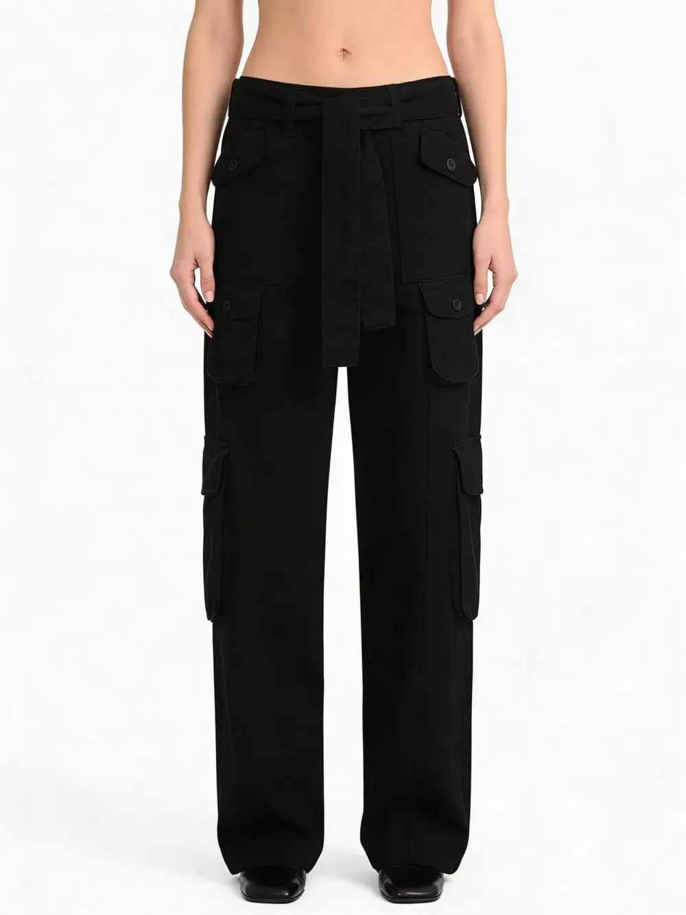 Wide Leg Cargo Jeans