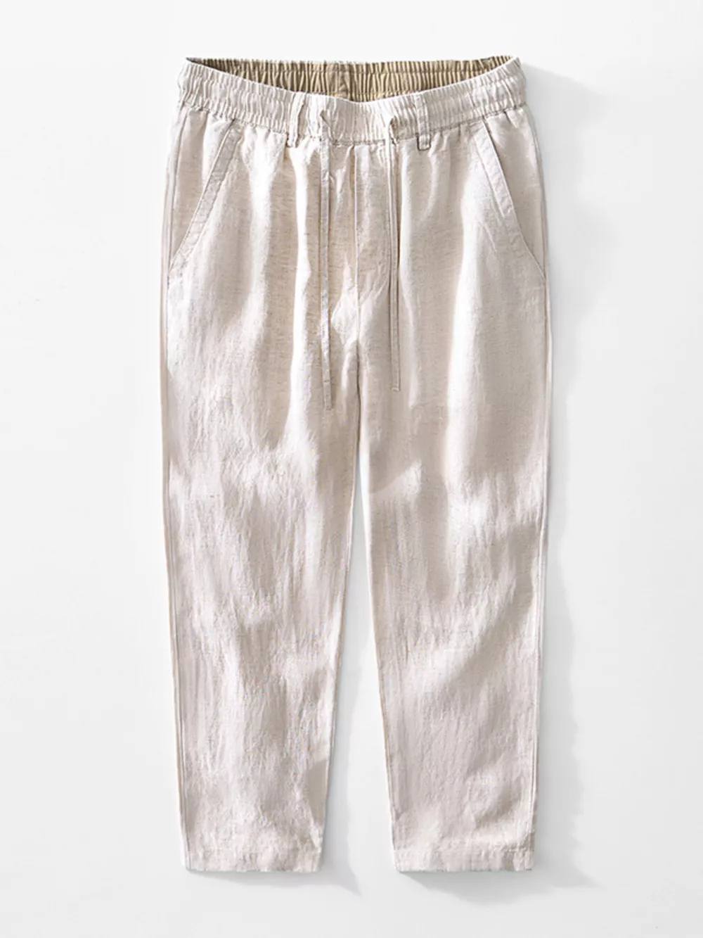 Men's Plus Size Casual Elastic Waist Drawstring Pants, image 3