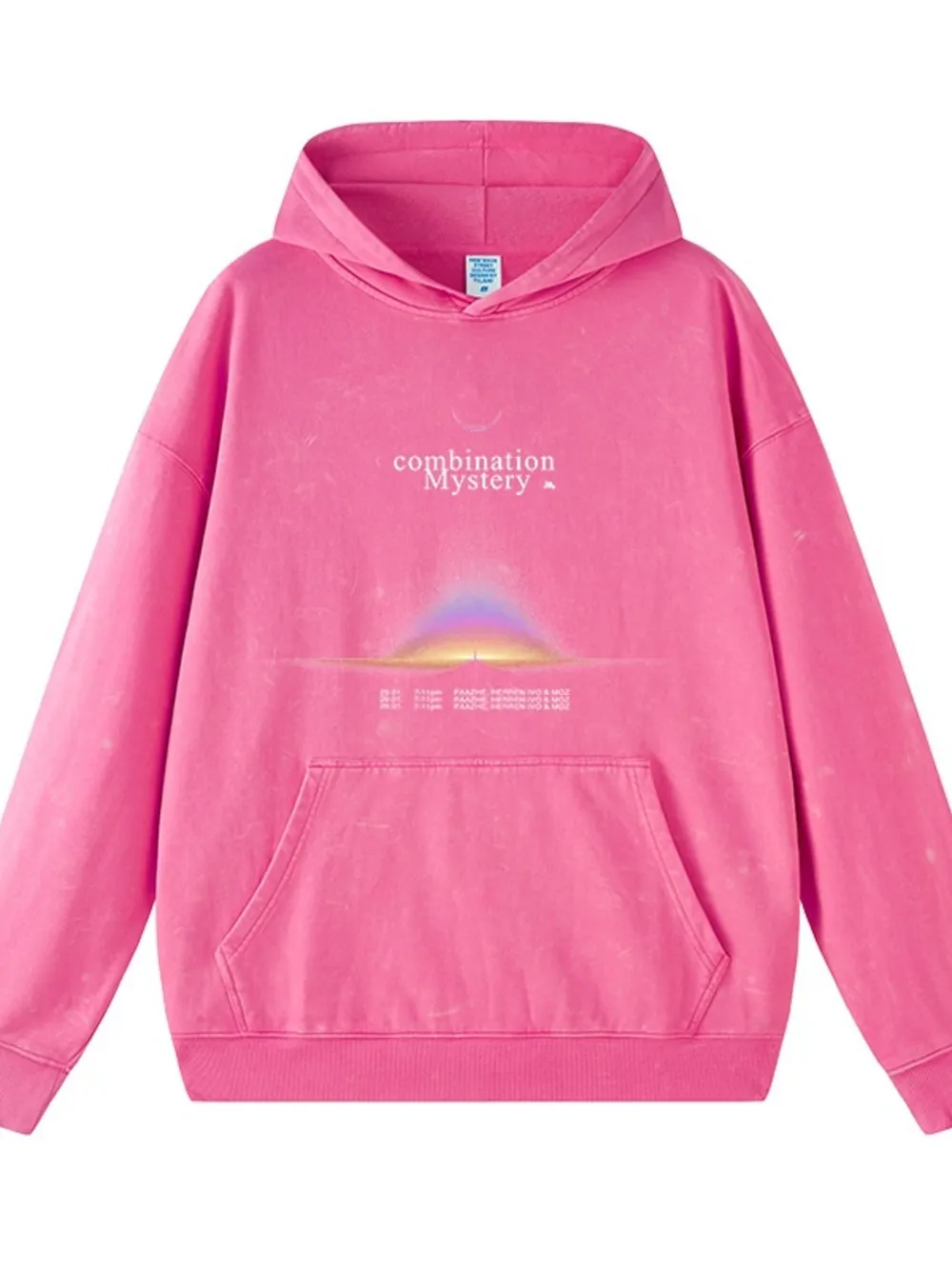 Men's Graphic Dropped Shoulder Hoodie, image 6
