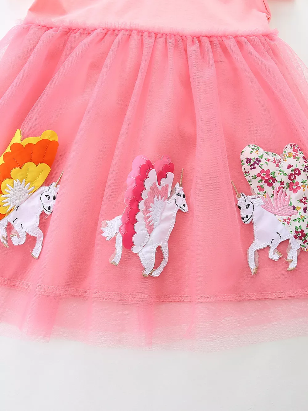 Children's Unicorn Applique Tulle Dress, image 4