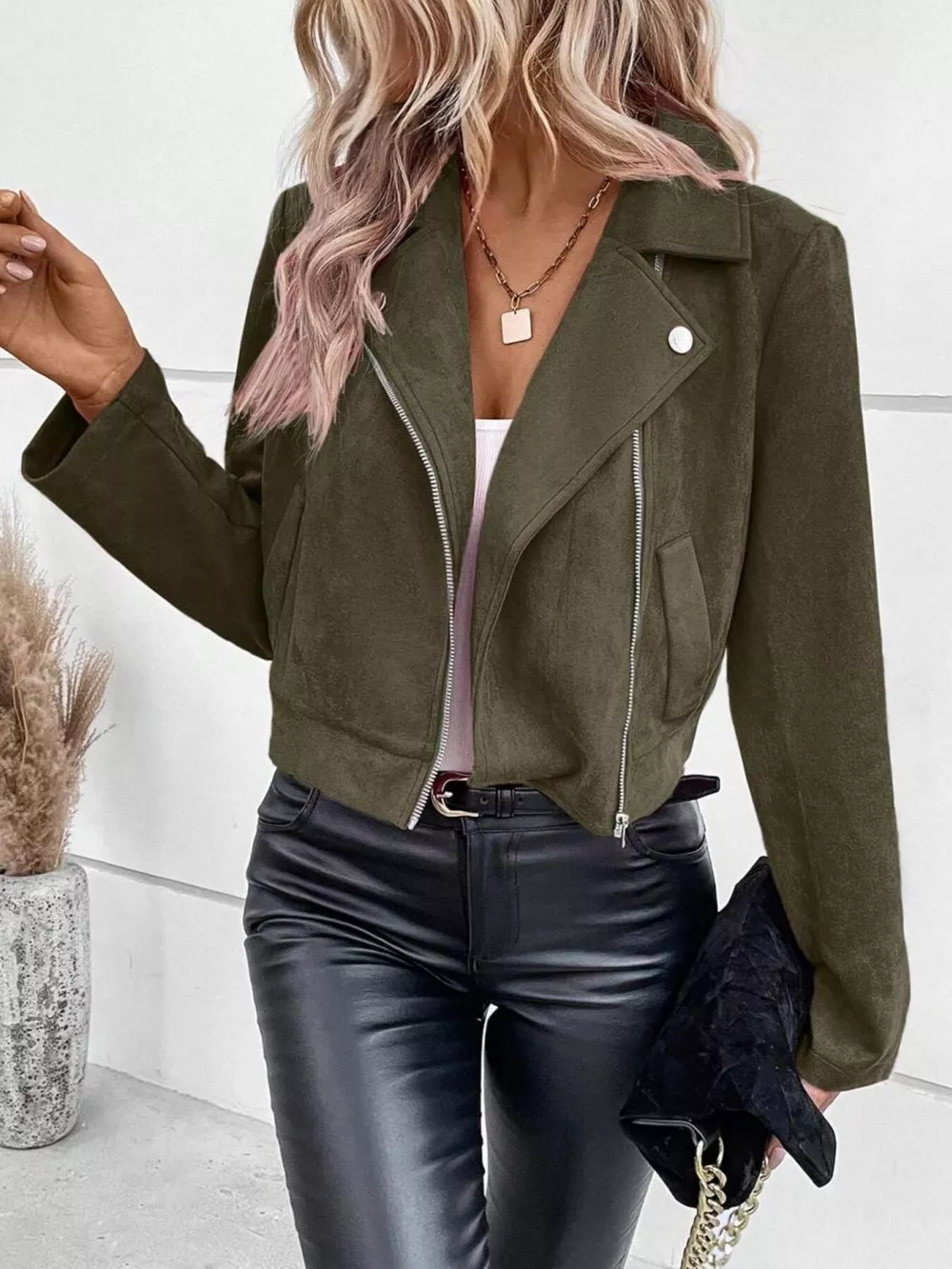 Zip Up Cropped Jacket, image 11
